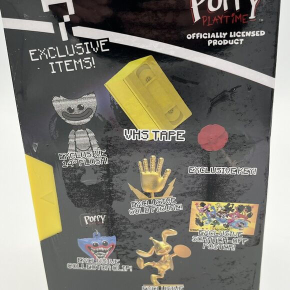 Poppy Playtime VHS Bundle 7 Exclusive Items Phatmojo Mob Games Brand New Sealed - Picture 7 of 8
